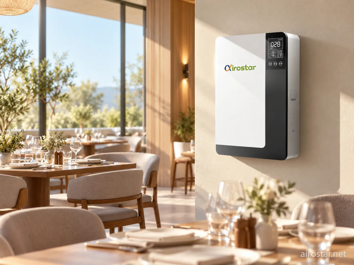 Airostar AIRO-A1 ısı geri kazanım cihazı: Restoranlar